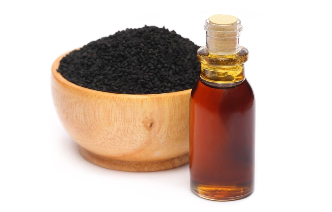 óleo de cominho preto para prostatite