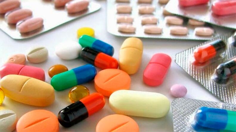 Cápsulas e comprimidos para o tratamento da prostatite
