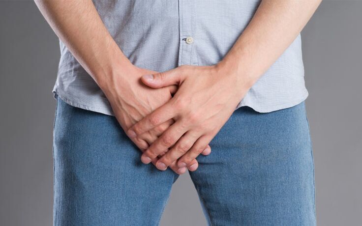 Prostatite em um homem